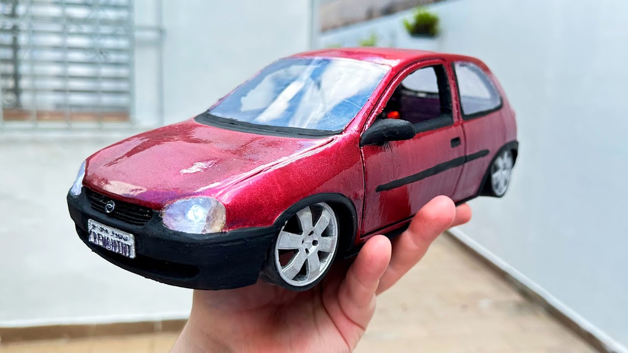 MINI CHEVROLET CORSA QUE FUNCIONA DE VERDADE! (MINIATURAS BRASILEIRAS)