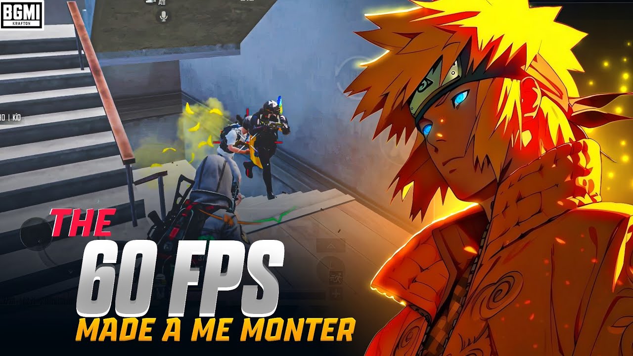 The 60 Fps made a me monster | fastest 4 fingers| BGMI-PUBG MOBILE