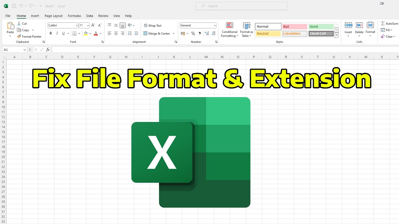 How To Fix File Format and Extension Don&rsquo;t Match Error in Microsoft Excel