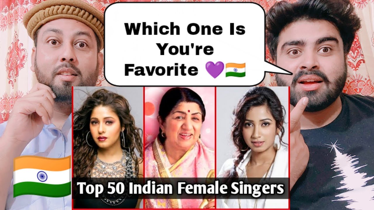 Top 50 Female Singers Which One Is You're Favorite | Pakistani Real Reactions |