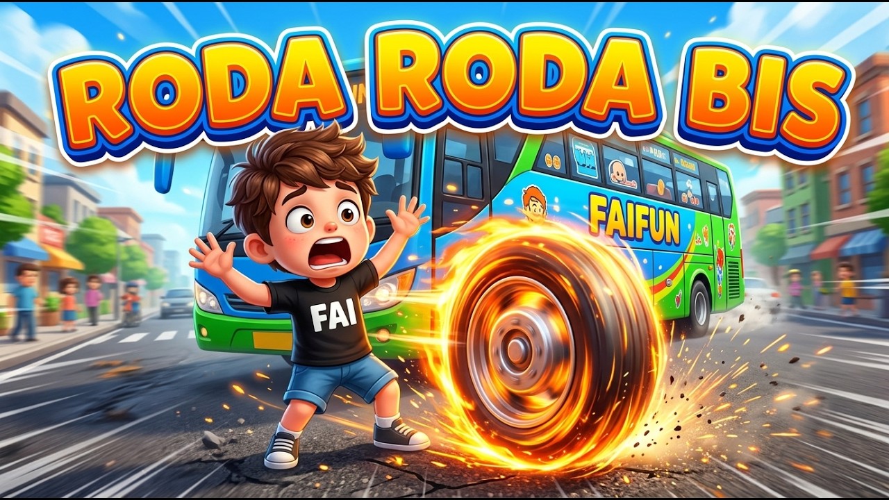 Roda Roda Bis 🚌 Lagu Anak Indonesia | Naik FAIFUN Bus Bareng FAI Seru Banget! #animasi #laguanak
