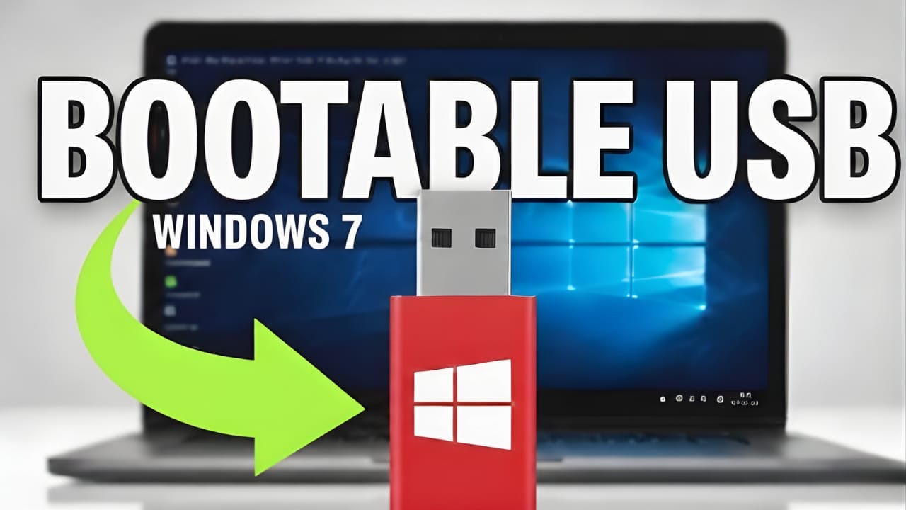 🔥 How to Make Windows 7 Bootable Pendrive USB ⚡ (Easy Method)