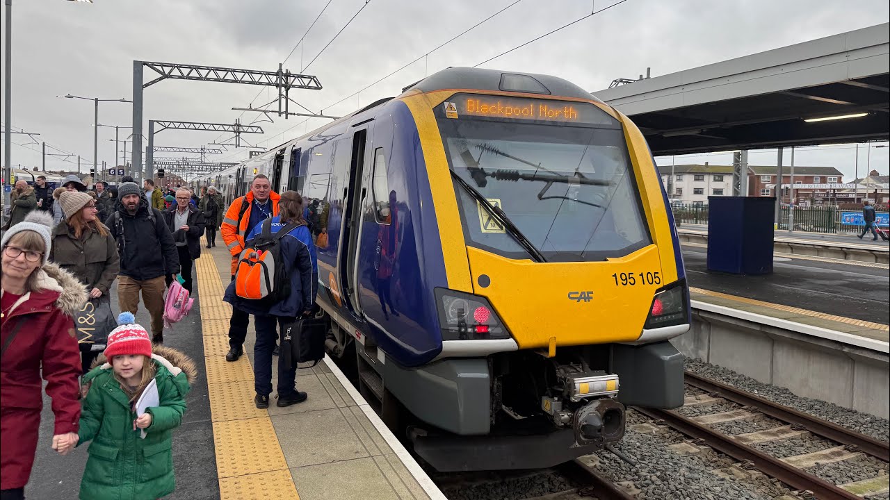 Northern 195 Trains - Leeds to Blackpool North Rail Ride