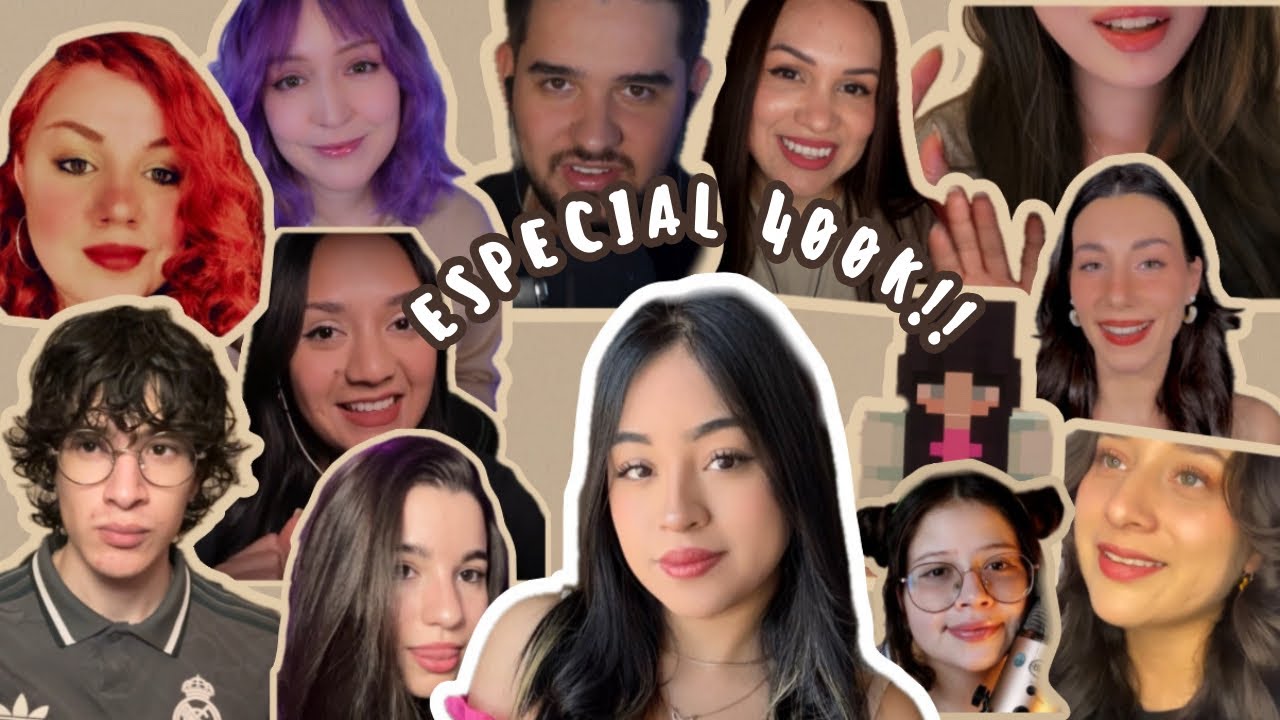 ASMR colaboración con creadores 💓💤 te ayudamos a dormir 🥱 especial 400k