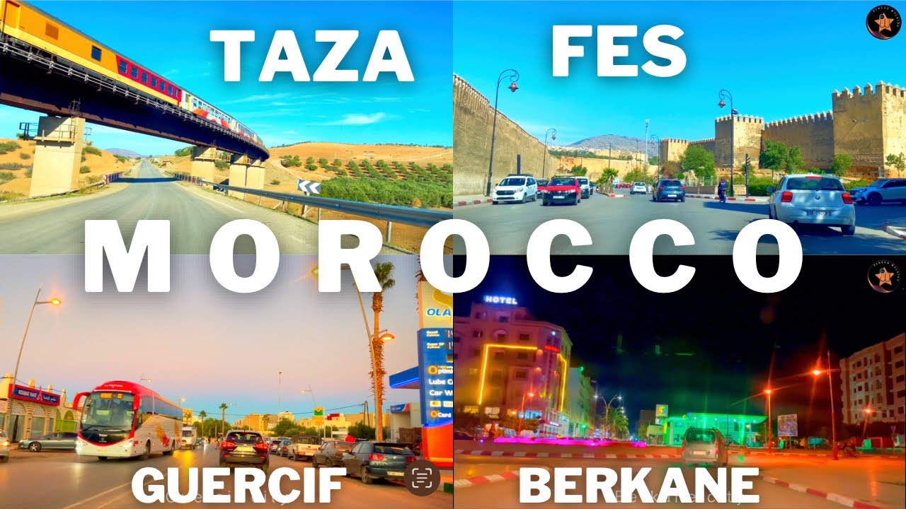 Driving from Fes to Berkane via Taza and Guercif Morocco 🇲🇦 | vidéo music person walking