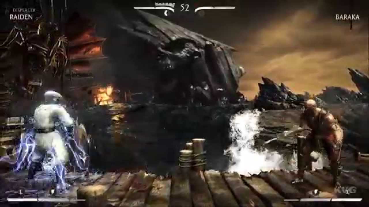 Mortal Kombat X - Raiden vs Baraka (Story Battle 37) (HD) [1080p]