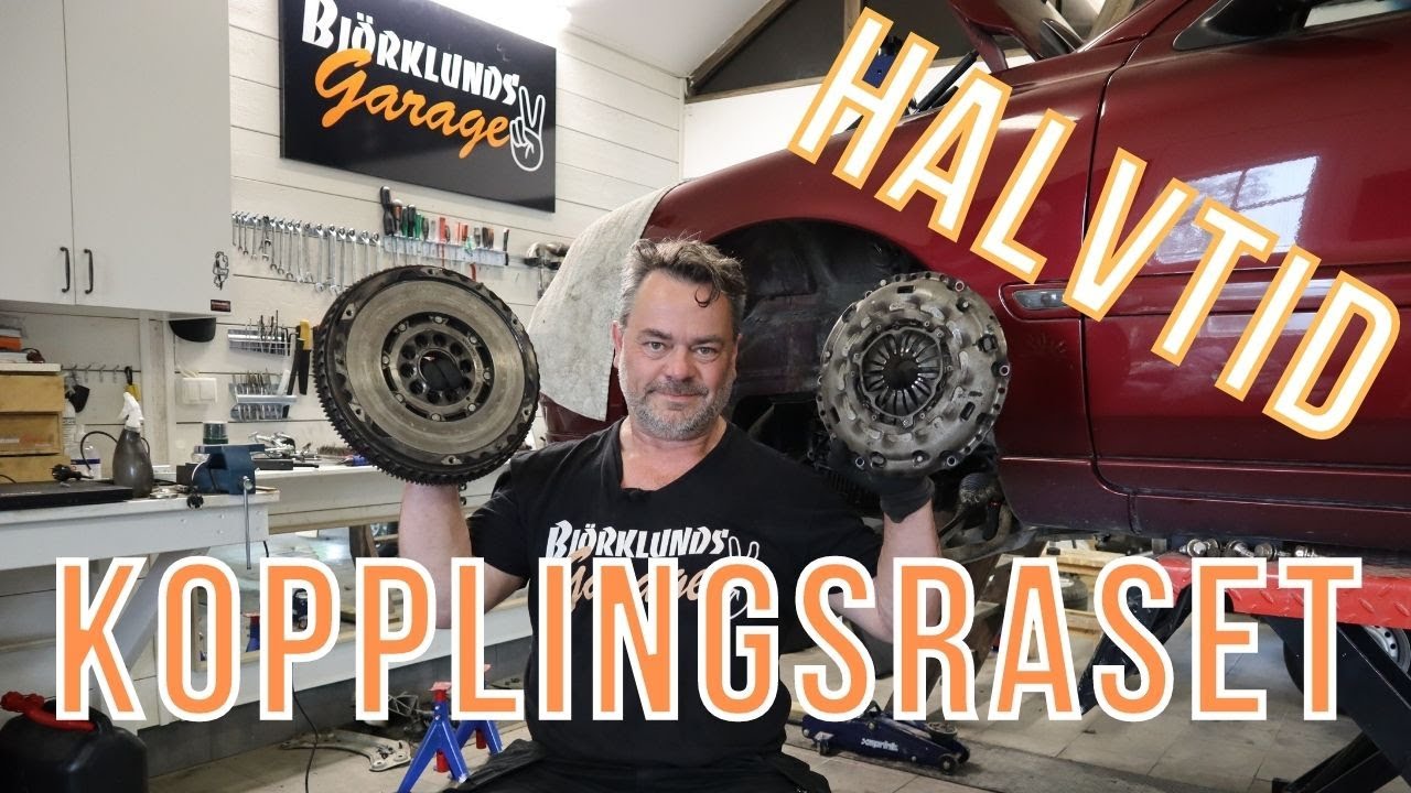 Kopplingen är ute. Kopplingsbyte Volvo S60 - Del 2 av 4