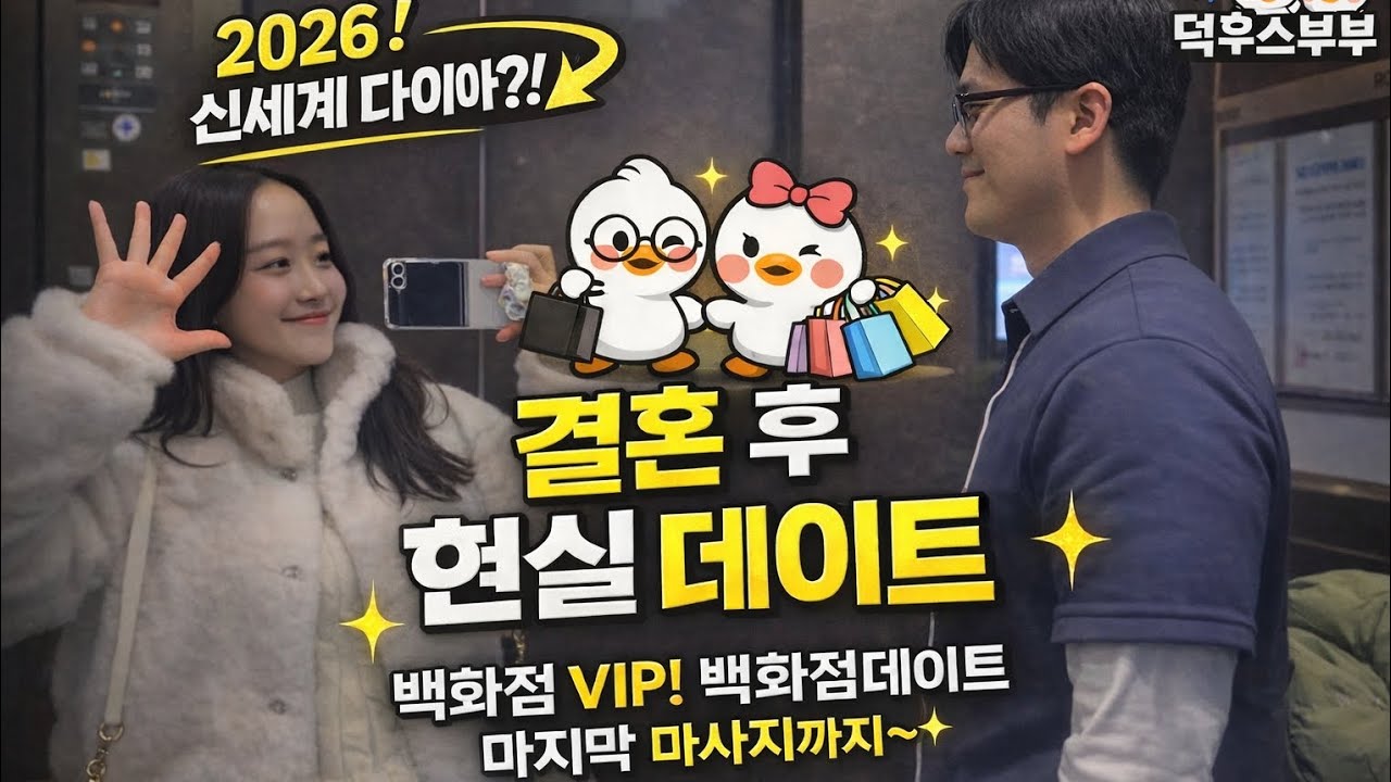 덕후스부부/부부의 찐 데이트 Vlog/2026년신세계vip/백화점데이트♥️/커플마사지까지