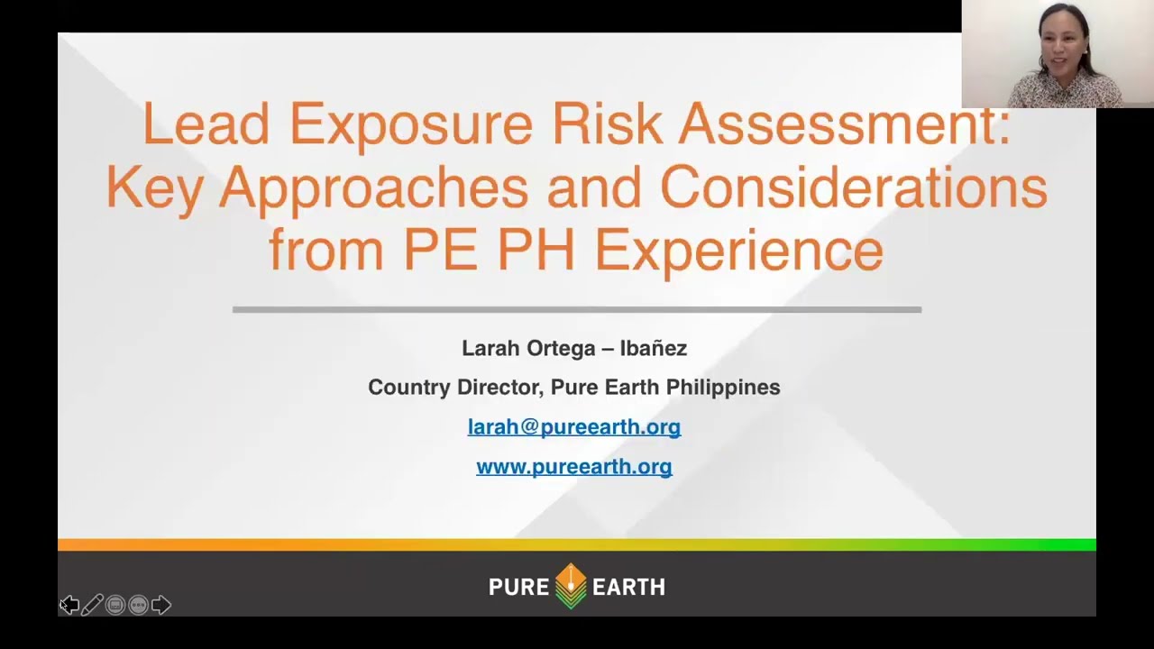 UNICEF Webinar Highlight: Larah Ortega Ibañez: Lead Exposure Risk Assessment Presentation
