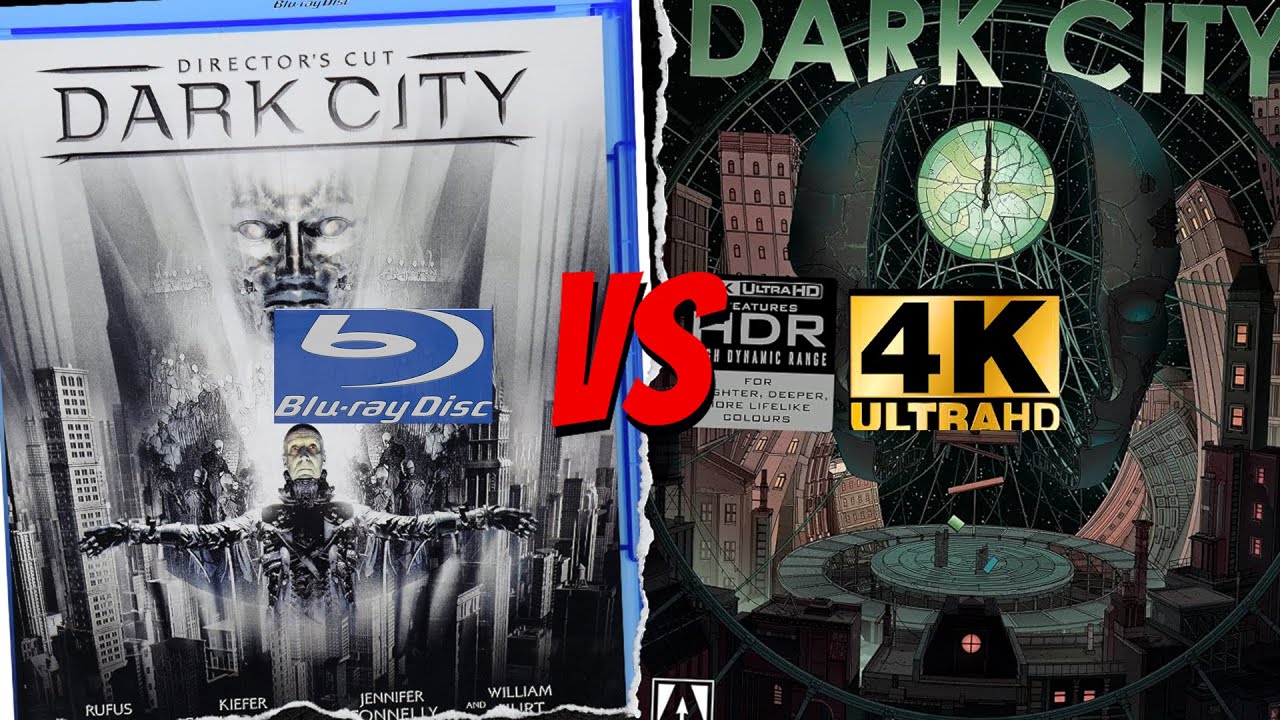 DARK CITY (1998) Arrow Video 4K Ultra HD VS. 2008 Blu-ray COMPARISON @Arrow Video @MVD Entertainment Group