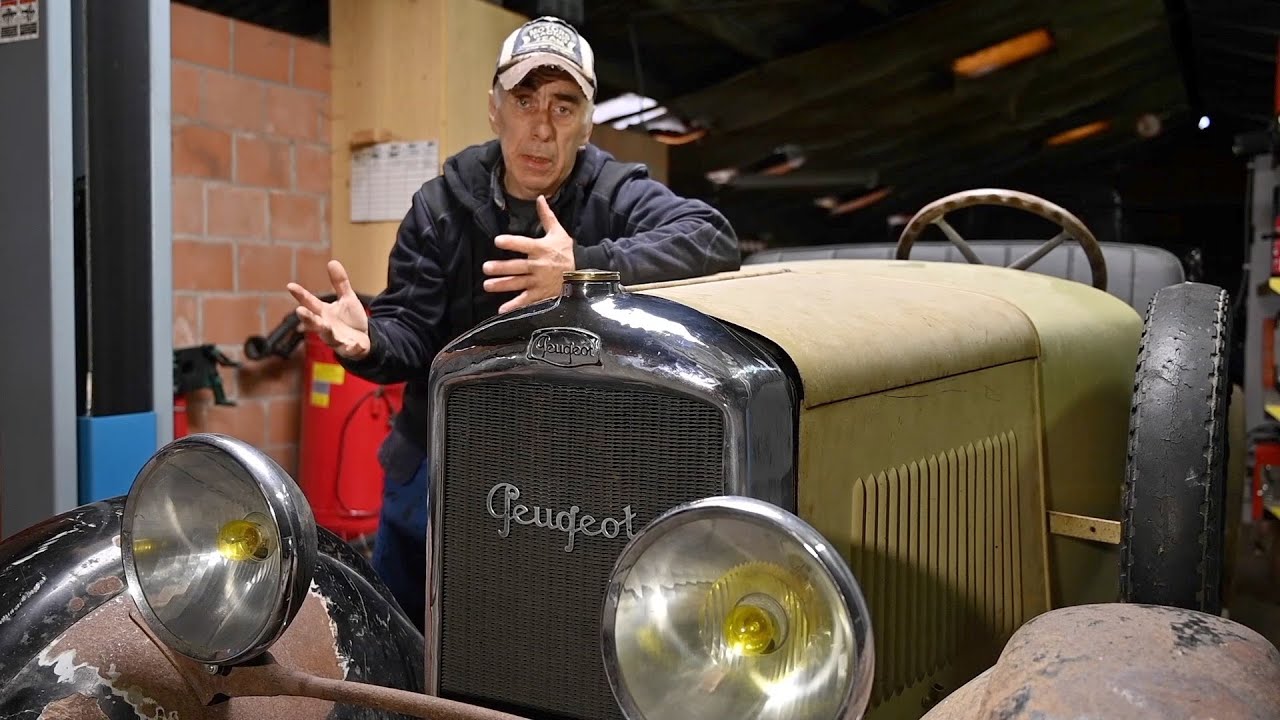 1929 Peugeot 190S start up
