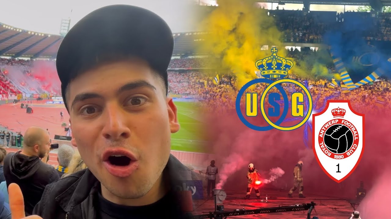 POKALFINALE 🏆🔥 NO Pyro NO Party!🧨🇧🇪*CRAZY* | UNION SAINT-GILLOISE vs ROYAL ANTWERP FC | Stadionvlog
