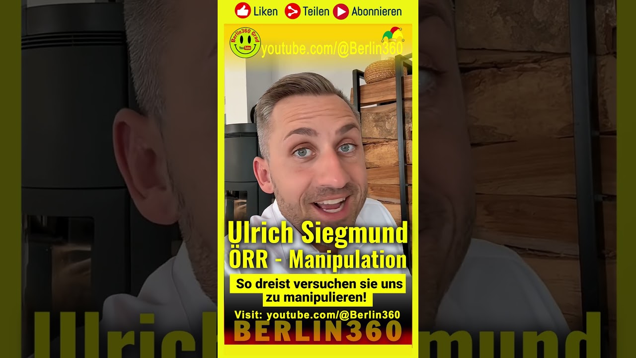 🤡🚨 #ulrichsiegmund #Afd #GEZ #&Ouml;RR #Tagesschau #ZDF  #Desinformation #FakeNews #Medien #Abschaffen