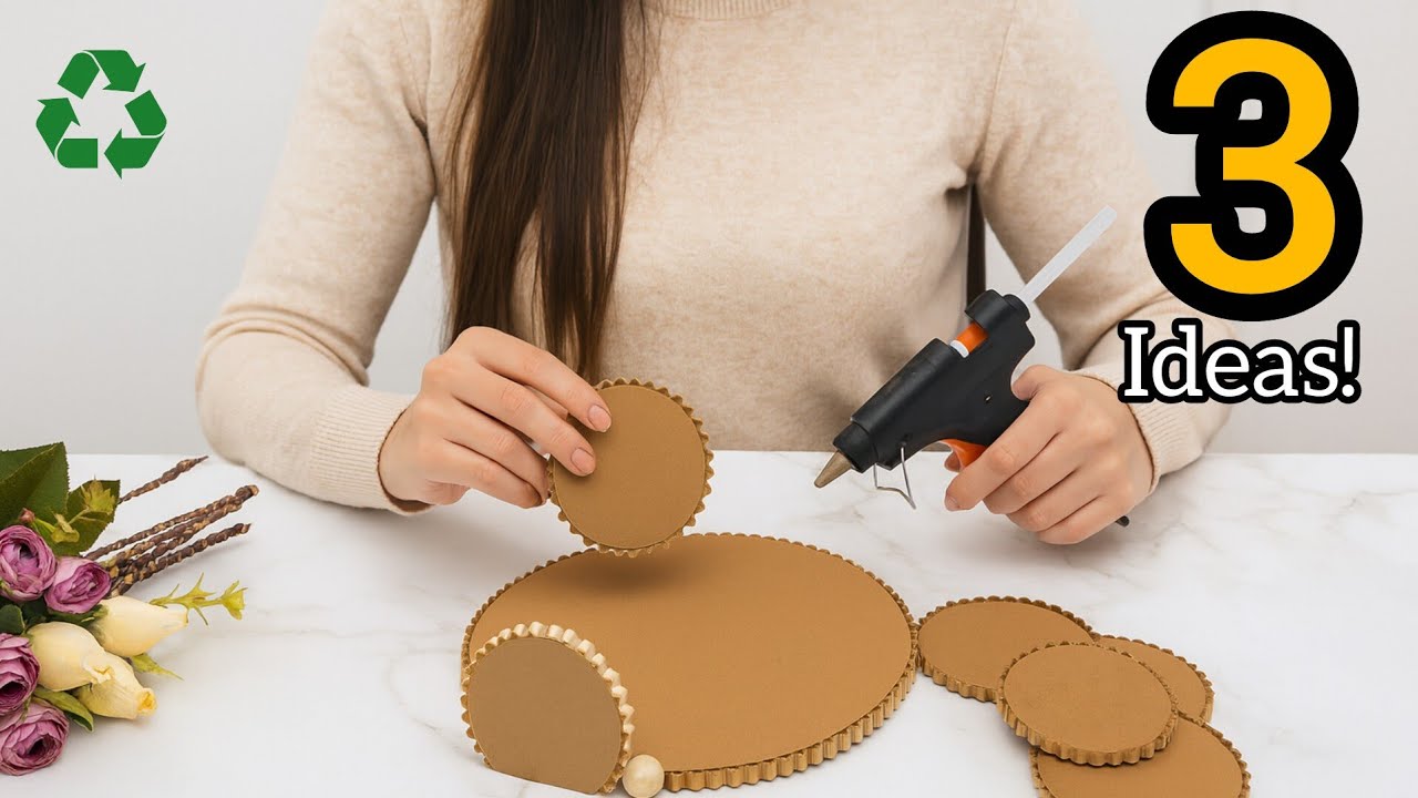 3 Creative Cardboard DIY Ideas | Stylish & Budget-Friendly Home Decor