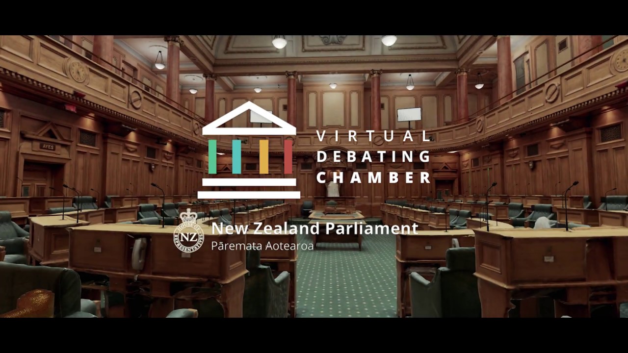 New Zealand Debating Chamber in Virtual Reality