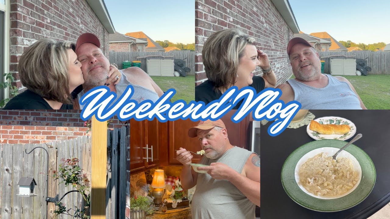 WEEKEND VLOG~ BACK PORCH CHAT W/LOTS OF LAUGHS + NEW RECIPE! #dayinthelife #weekendvlog
