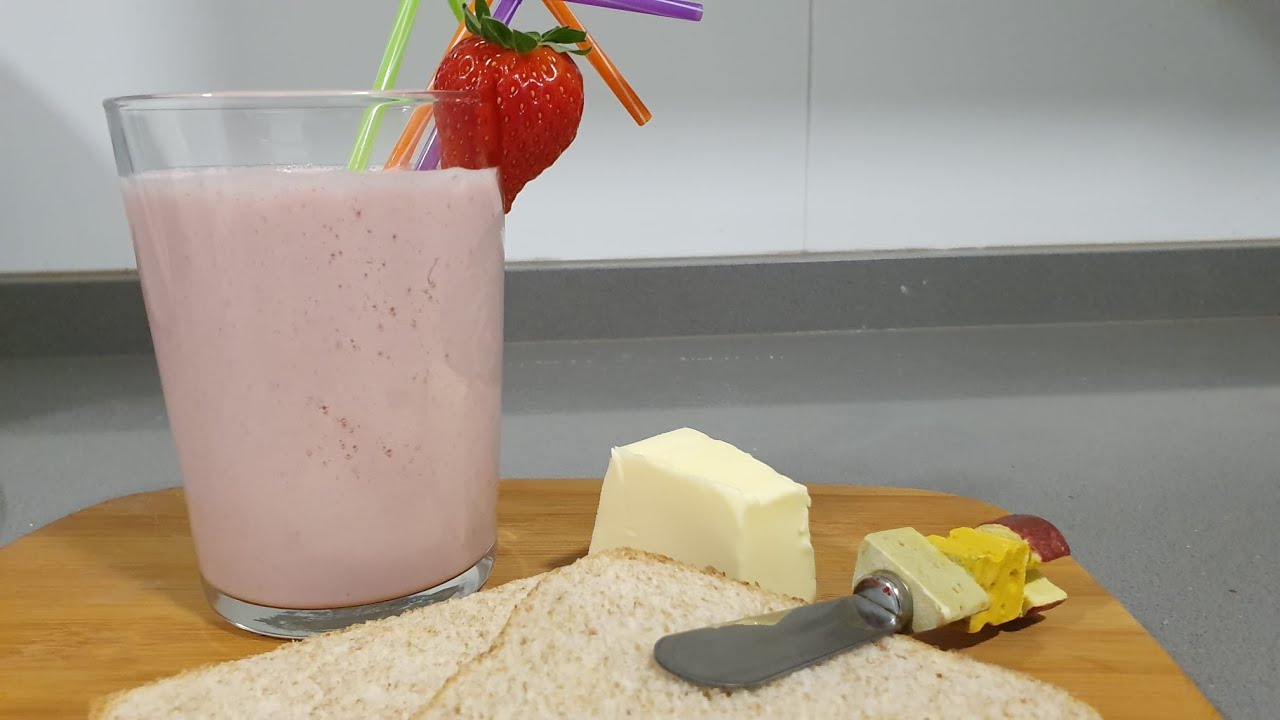 Smoothie de Fresas con Thermomix