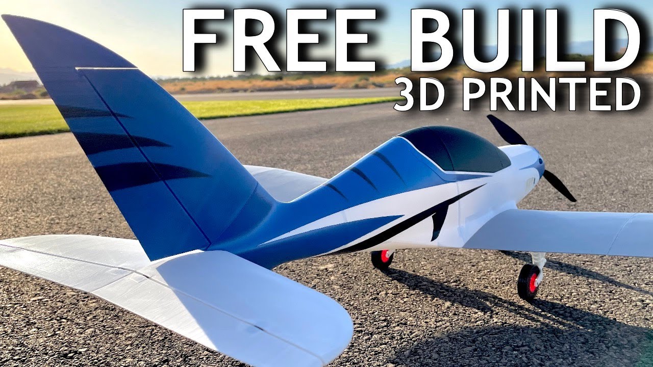 Самодельный радиоуправляемый самолёт, полная сборка — при участии FlashForge Guider 2s
