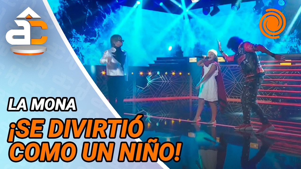 LA MONA bailó FOLKLORE con una participante de 10 años en su debut como jurado de 