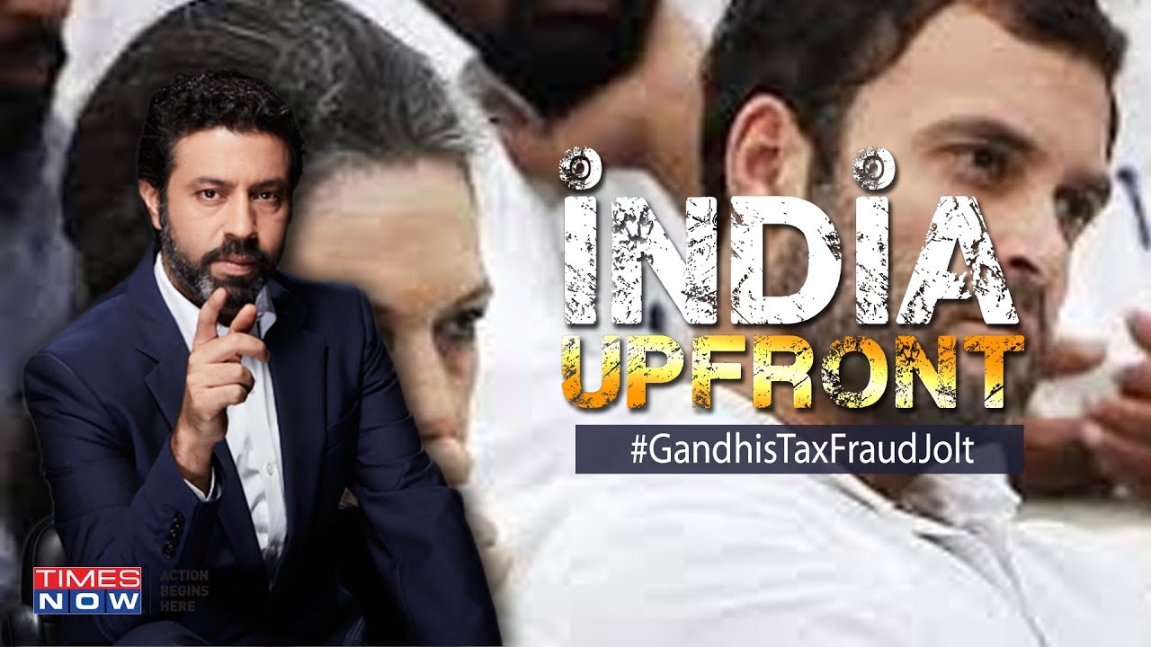 100-cr tax case reopens; Are Gandhi’s also tax dodgers? | India Upfront with Rahul Shivshankar