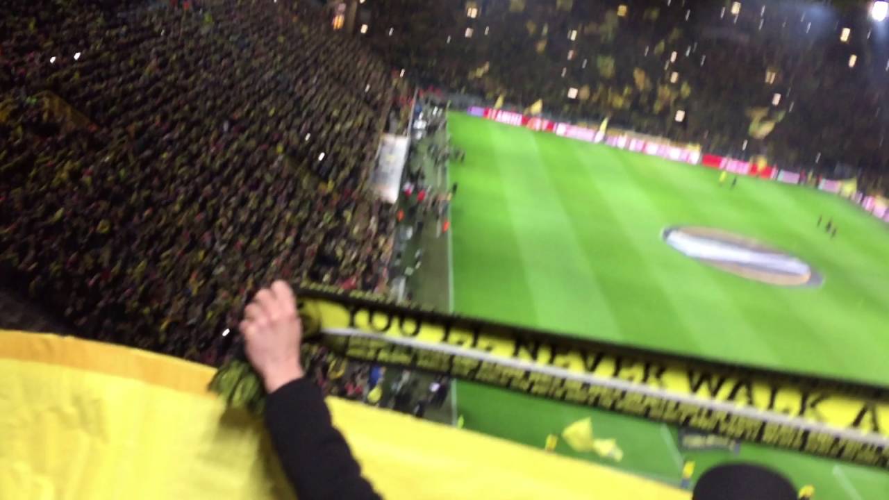 Dortmund Vs Liverpool | You'll never walk alone | Atmosphere/Stimmung | Westfalenstadion