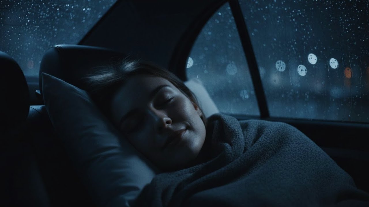 Cozy Rainy Night in a Parked Car | Relaxing ASMR for Sleep