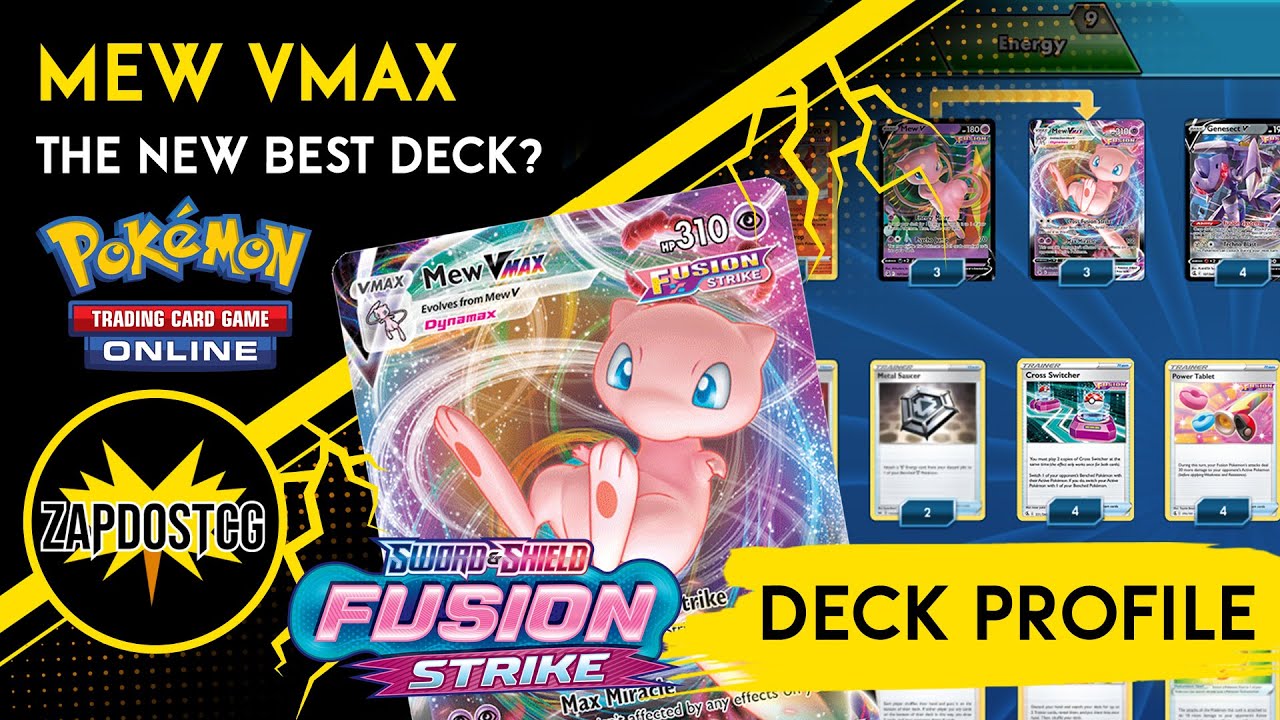 Mew VMAX Deck Profile Fusion Strike Decklist with Genesect V (Pokemon TCG)