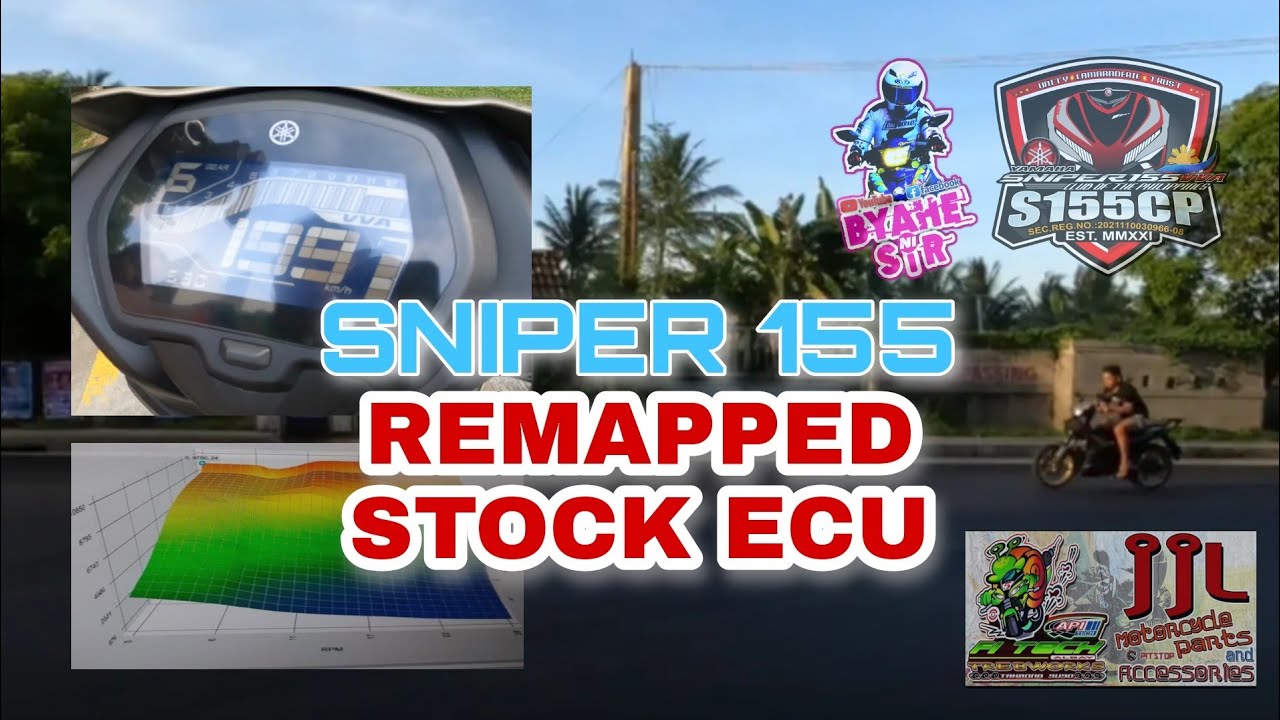 Sniper 155 Remapped Stock ECU |  Increases Horsepower and Torque | BYAHE NI SIR