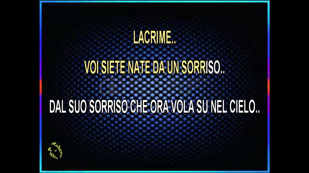 Un sorriso. Don Backy. Base karaoke