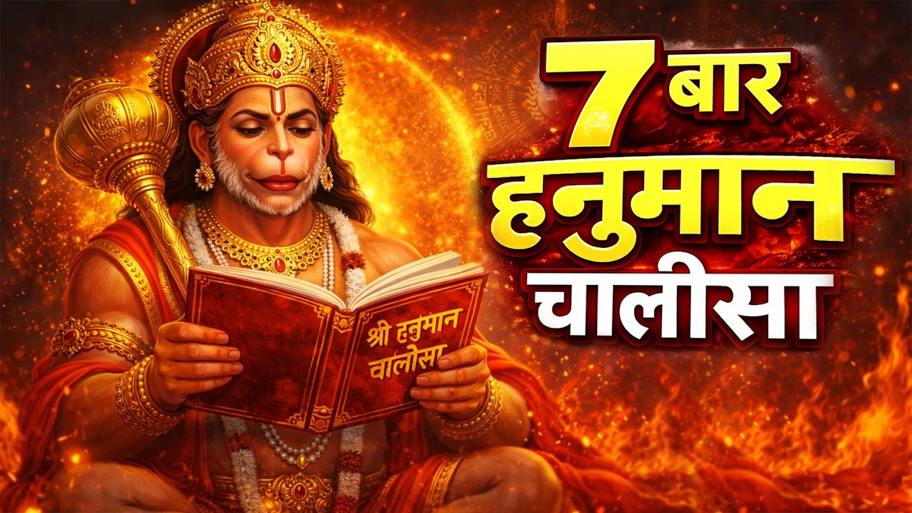 श्री हनुमान चालीसा | Hanuman Chalisa | जय हनुमान ज्ञान गुण सागर | Jai Hanuman Gyan Gun Sagar