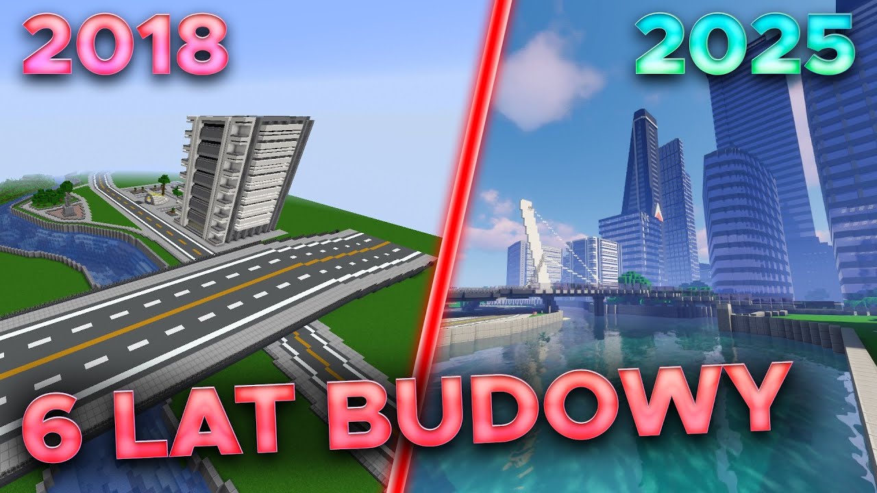 to miasto w MINECRAFT powstawało 6 LAT