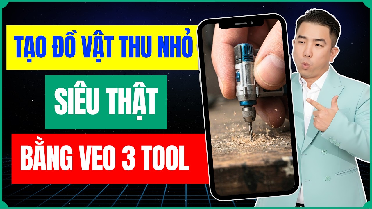 Tạo Video Đồ Vật Thu Nhỏ Si&ecirc;u Ch&acirc;n Thật Bằng AI Veo 3 Si&ecirc;u Dễ L&agrave;m