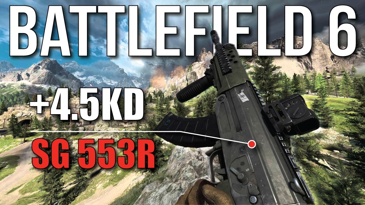SG 553R Gameplay | Battlefield 6 Breakthrough on Contamination | No Commentary 4k