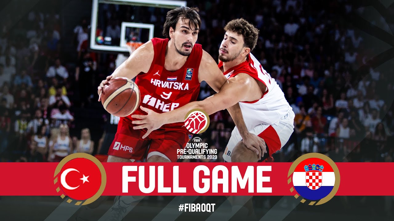 FINAL: TUR v CRO | Full Basketball Game | FIBA Olympic Pre-Qualifying Tournament 2023 Türkiye