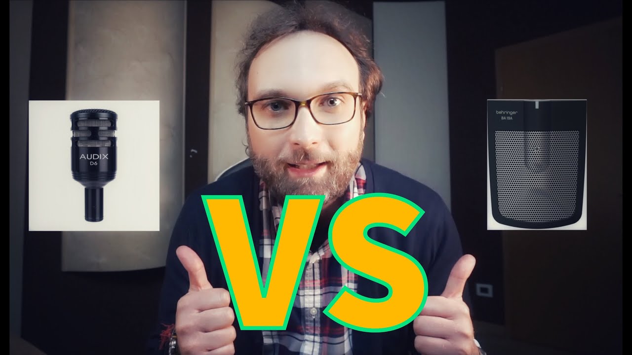 AUDIX D6 VS BEHRINGER BA 19A - Mic Comparison