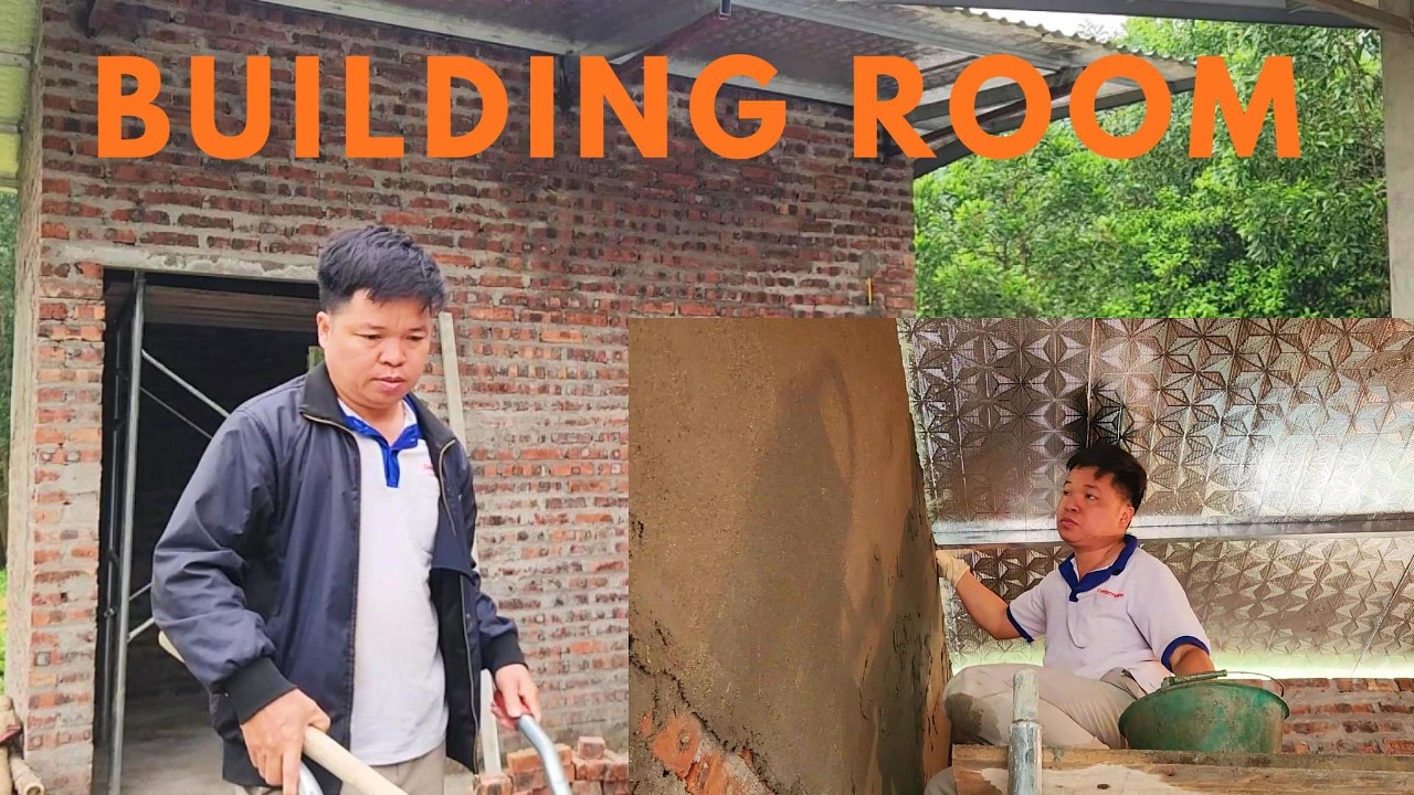 Continuing to Plaster the Bedroom Walls | Building My Home