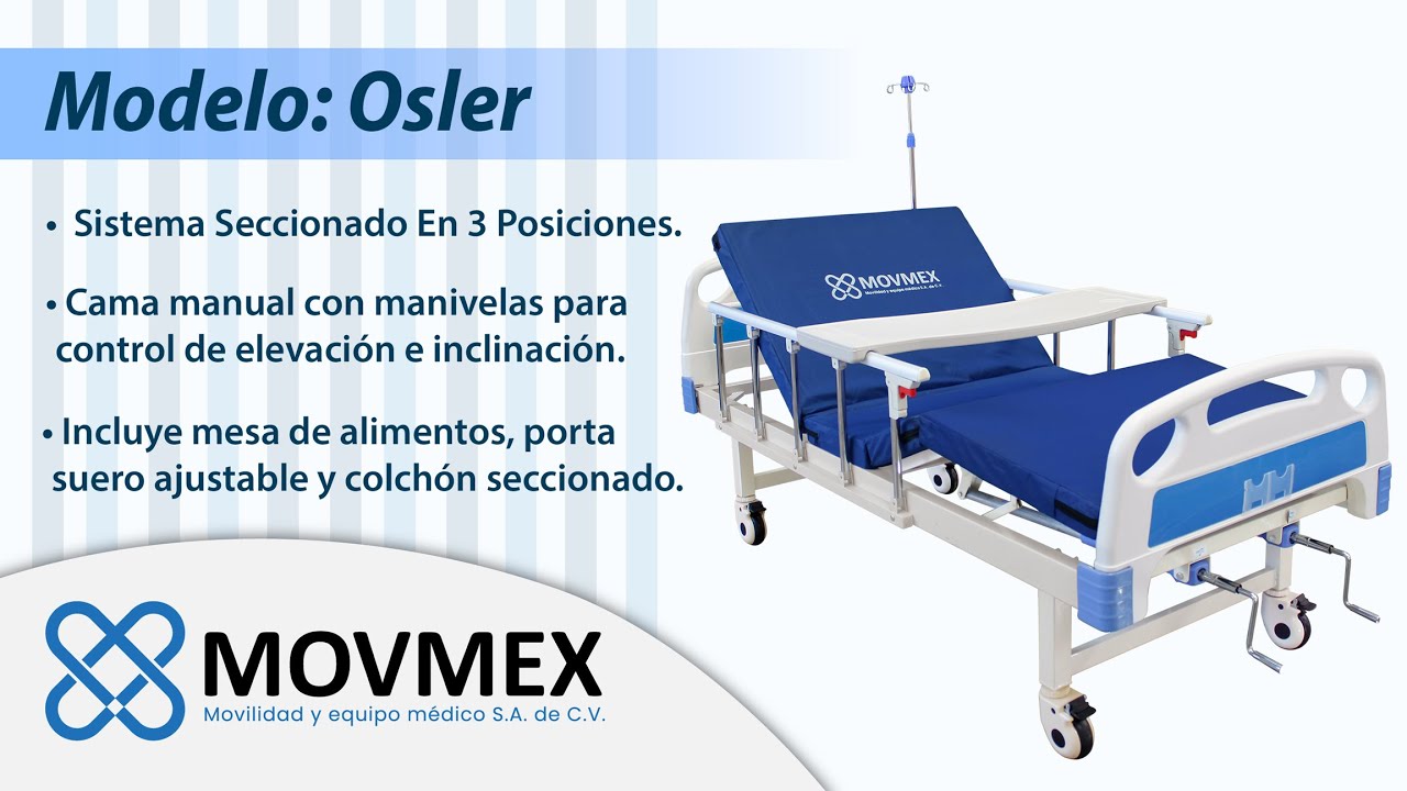 INSTRUCTIVO DE ARMADO CAMA HOSPITALARIA MANUAL OSLER MOVMEX