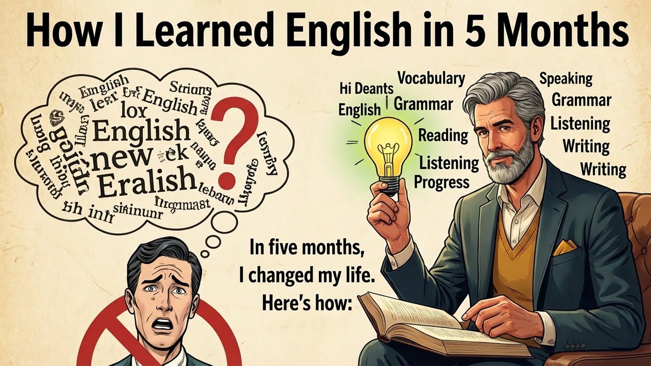 How I Learned English in 5 Months 🔥| My Powerful Story to Improve Your English