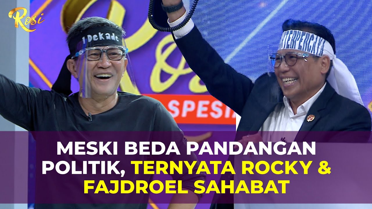 Inilah Kedekatan Rocky Gerung & Fadjroel Rachman | Rosi