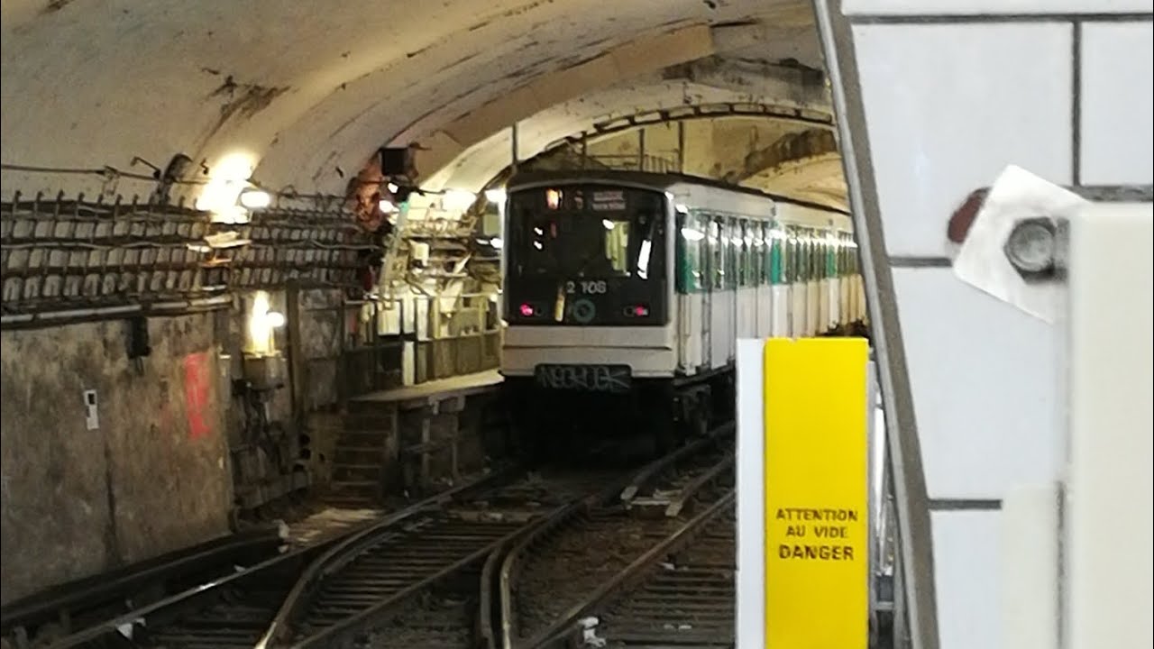 Ligne 10 : trajet en MF67 entre Boulogne Pt de Saint Cloud et Gare d'Austerlitz
