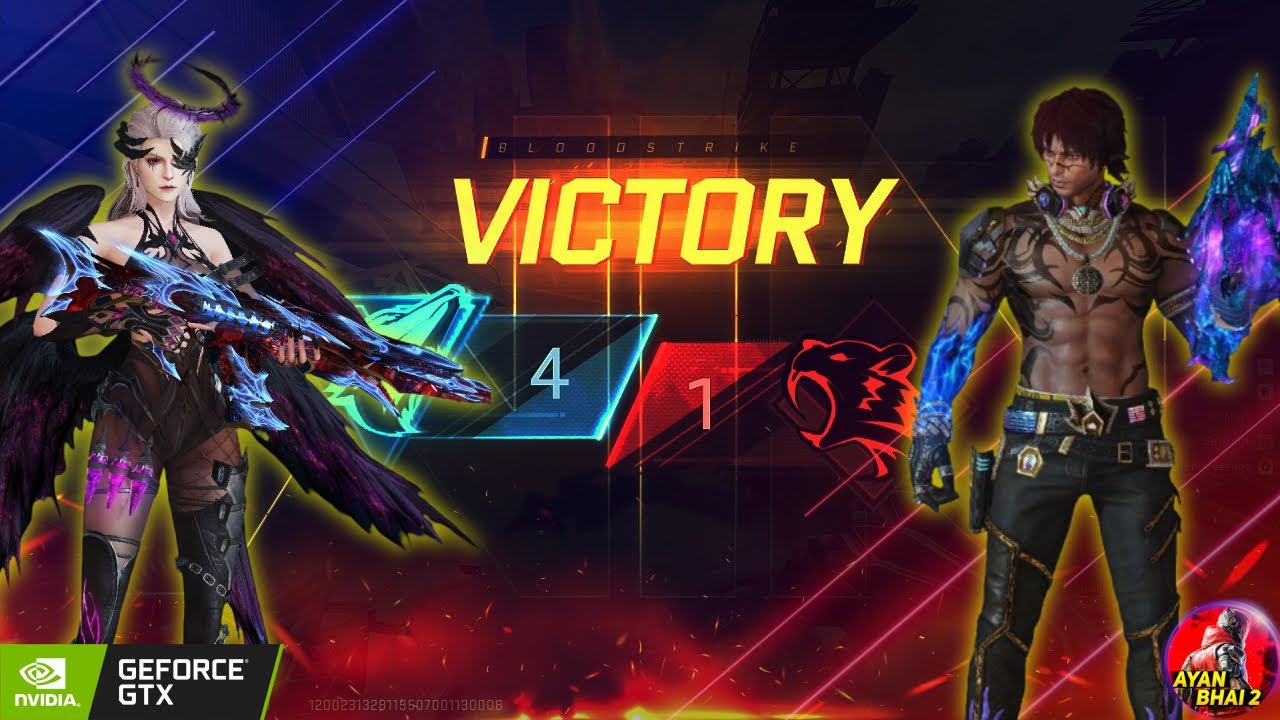 Epic Squadfight 1vs4 Crazy Challenge Gameplay in Blood Strike with Op M700 || GTX 1650