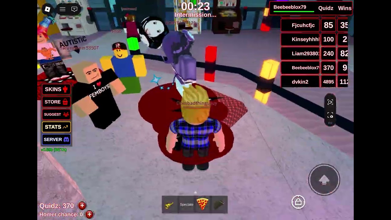 Playing Roblox you vs Homer