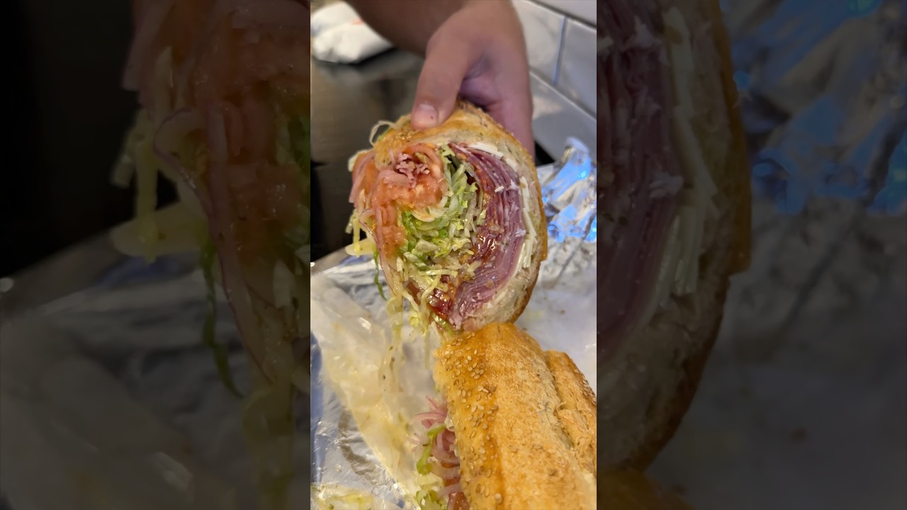 The ITALIAN HOAGIE from Fedoroff&rsquo;s in Williamsburg, Brooklyn NYC! 🥖🔥🤤 SO GOOD. #DEVOURPOWER
