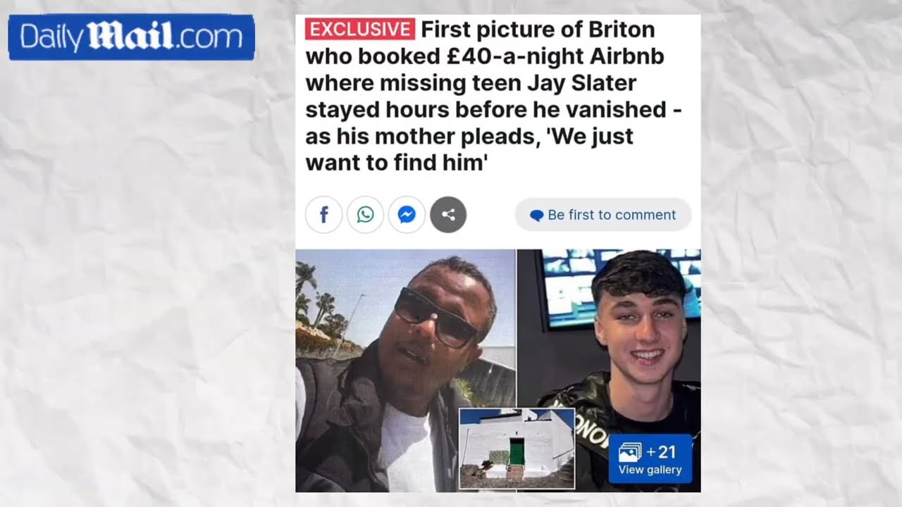 Missing Jay Slater: Exclusive Picture of One of the men that rented Air bnb