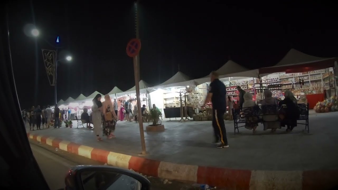 Boumerdes Boardwalk at Night