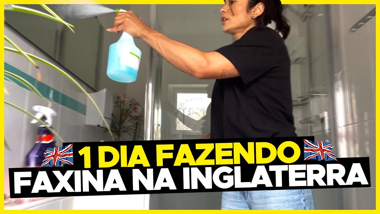 Como é fazer FAXINA na INGLATERRA! £13 por quarto, VALE A PENA?