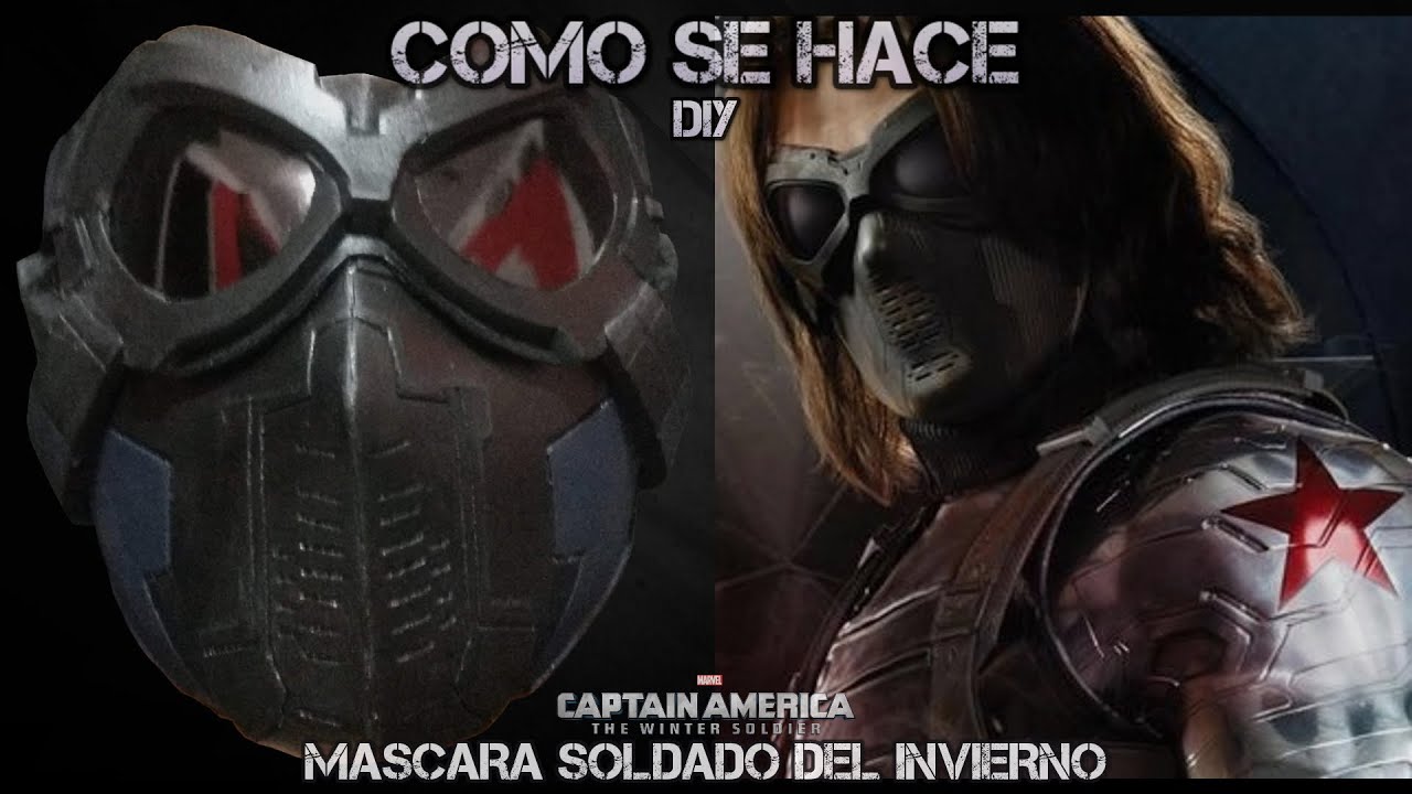 Como Se Hace: Máscara Soldado del Invierno - Marvel - Goma Eva - DIY