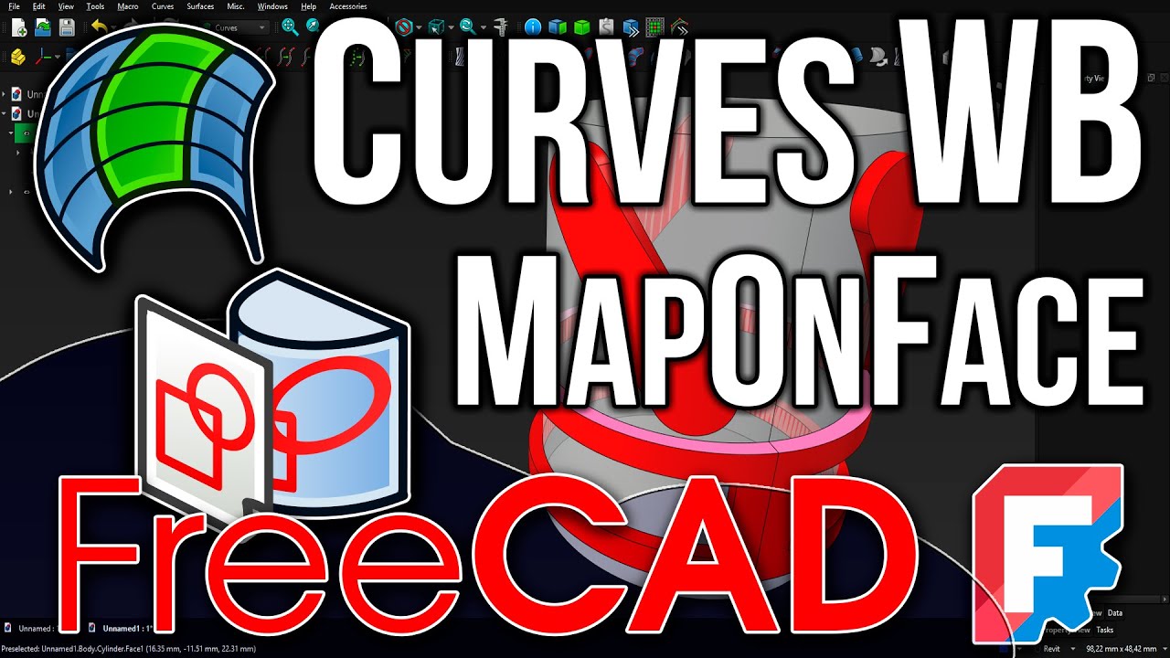 FreeCAD: Map a Sketch to a Cone & Extrude (Non-Plane Surfaces)