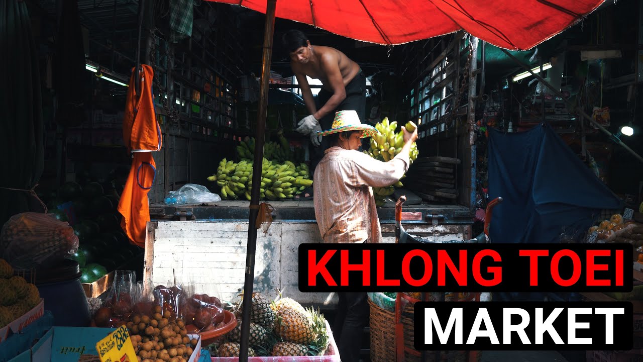 Klong Toei Market Bangkok (unglaublich g&uuml;nstig!)