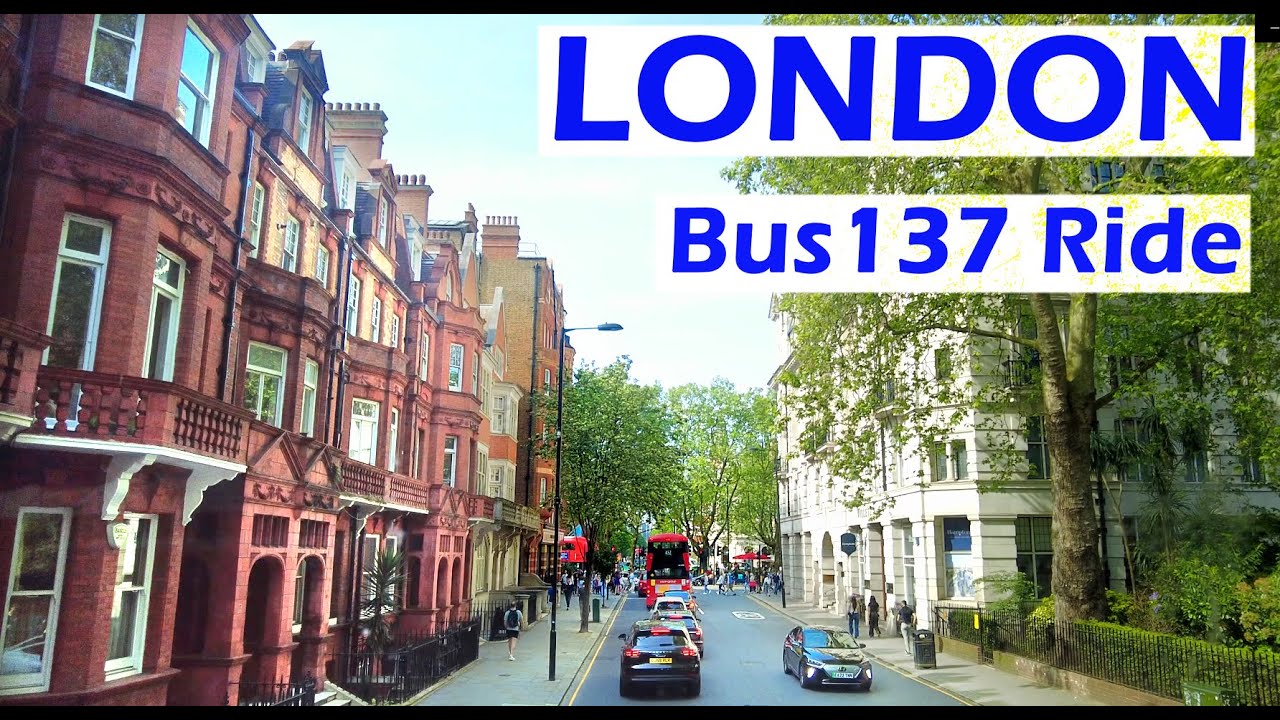 LONDRES: Ônibus 137 de Sloane Square até Marble Arch